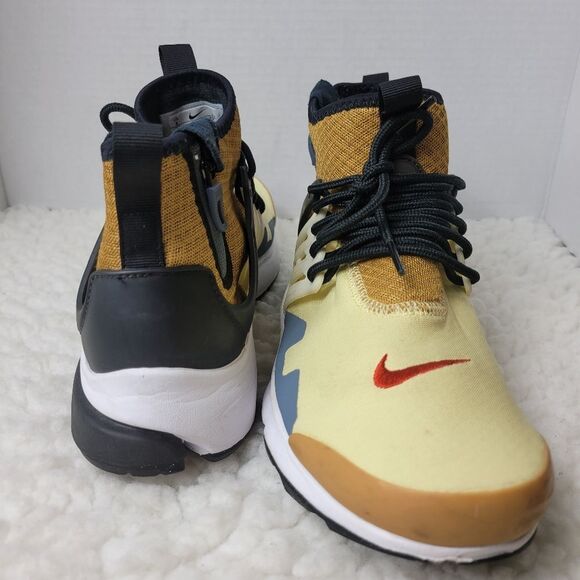 Nike Air Presto Men's Sneaker Size 8 Mid Utility Bicycle Yellow DC8751-700 - Picture 8 of 9